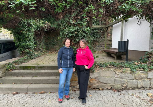 Anja und Christine vom KJB