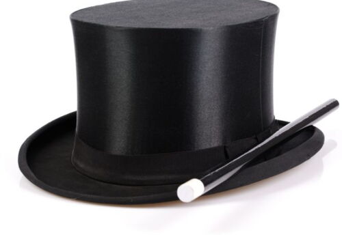 schwarzer Zylinderhut